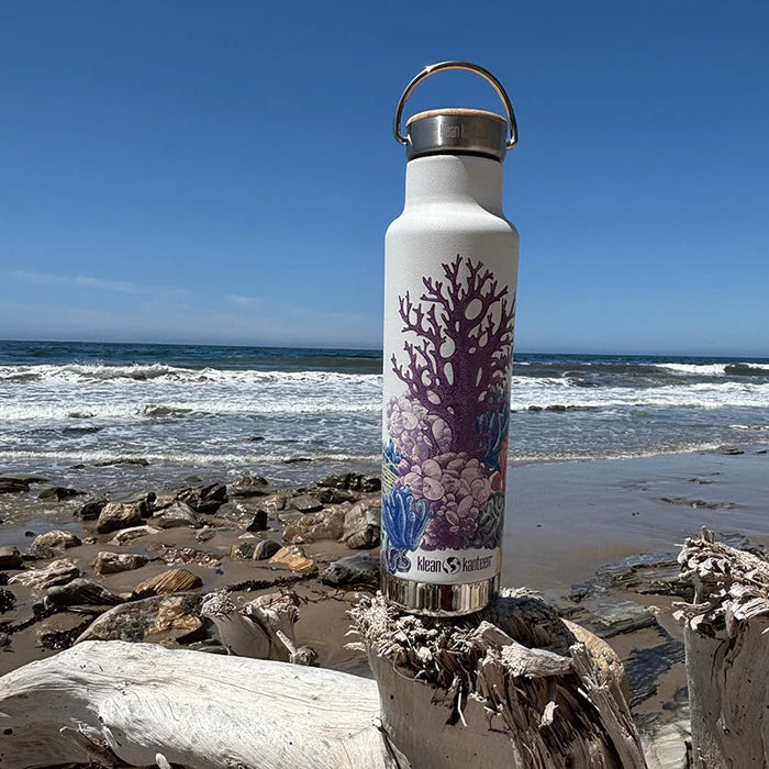 Classic Insulated 20 oz Bamboo Cap Ocean Day Edición Especial