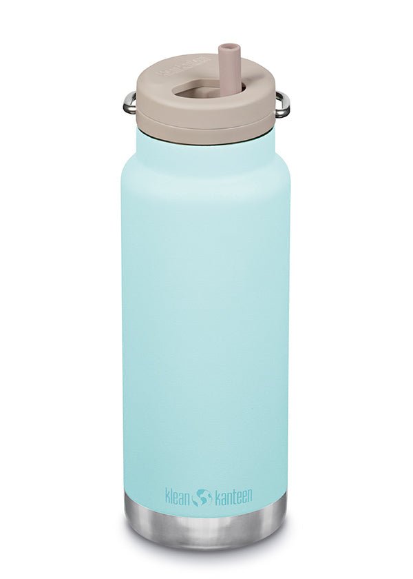 32 oz Water Bottle with Straw - Blue
